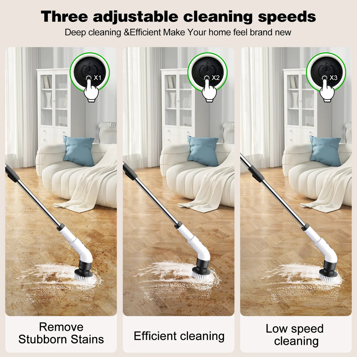 SpinForce™ Pro Electric Cleaning Scrubber