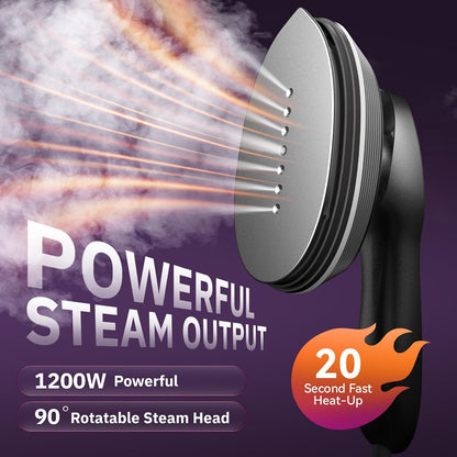 SteamEase™ 2-in-1 Garment Steamer & Iron