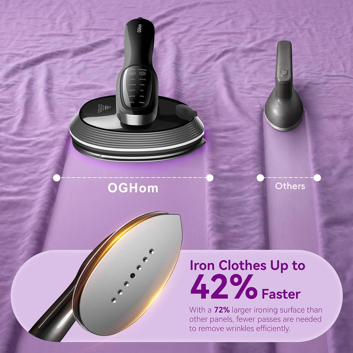 SteamEase™ 2-in-1 Garment Steamer & Iron