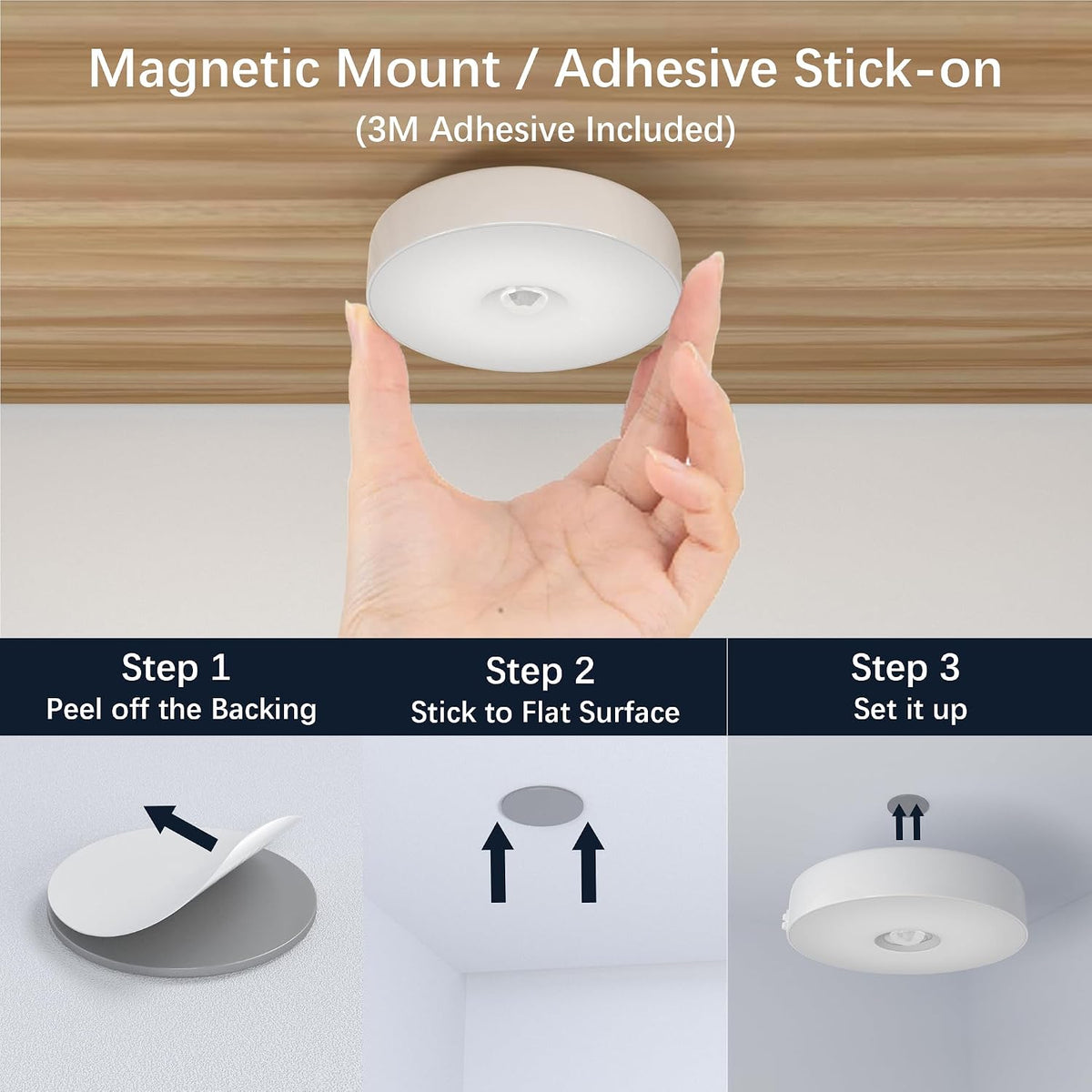 SmartGlow Rechargeable Motion Sensor Under Cabinet Lights